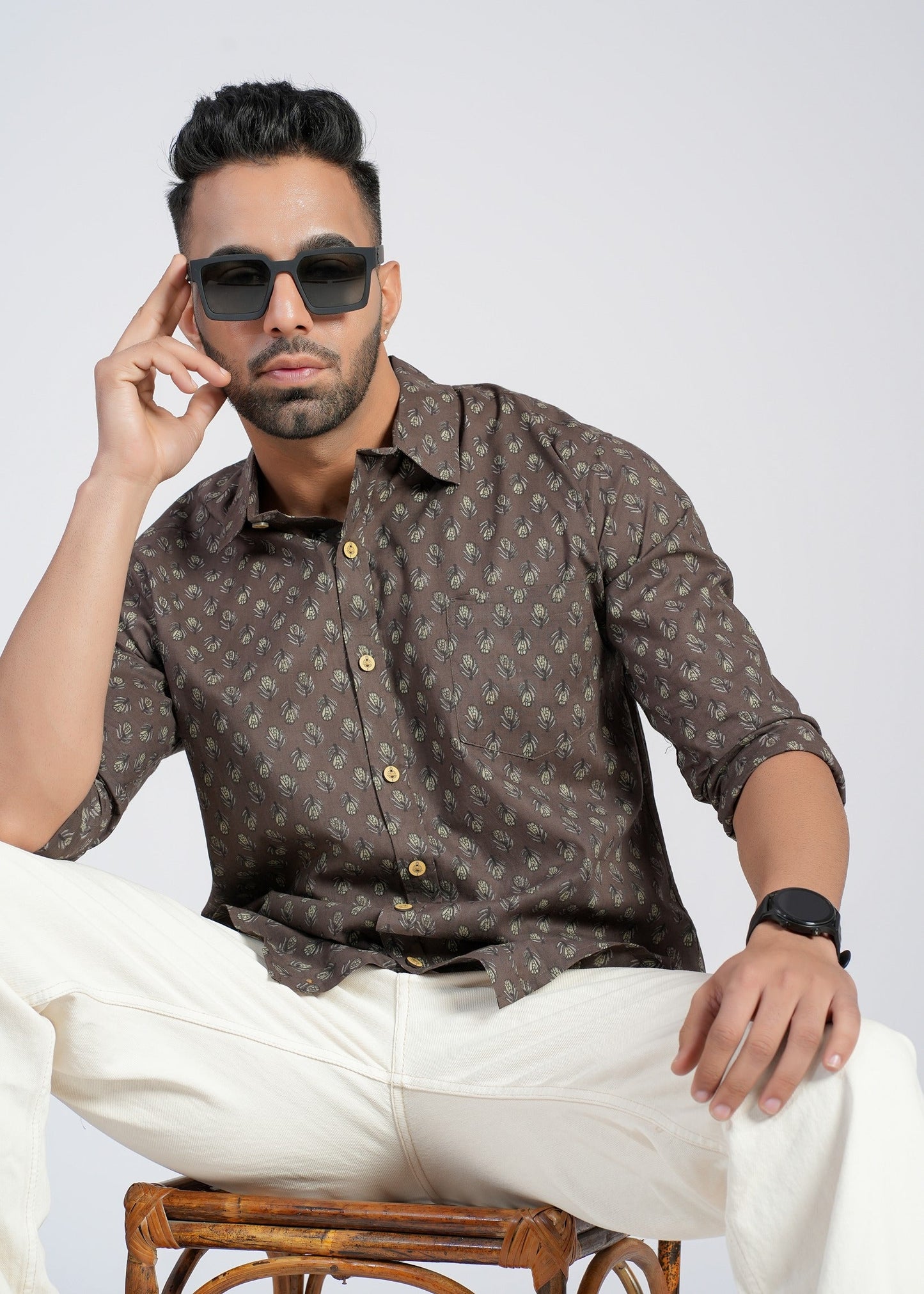 Cotton Printed Full Sleeve Shirt