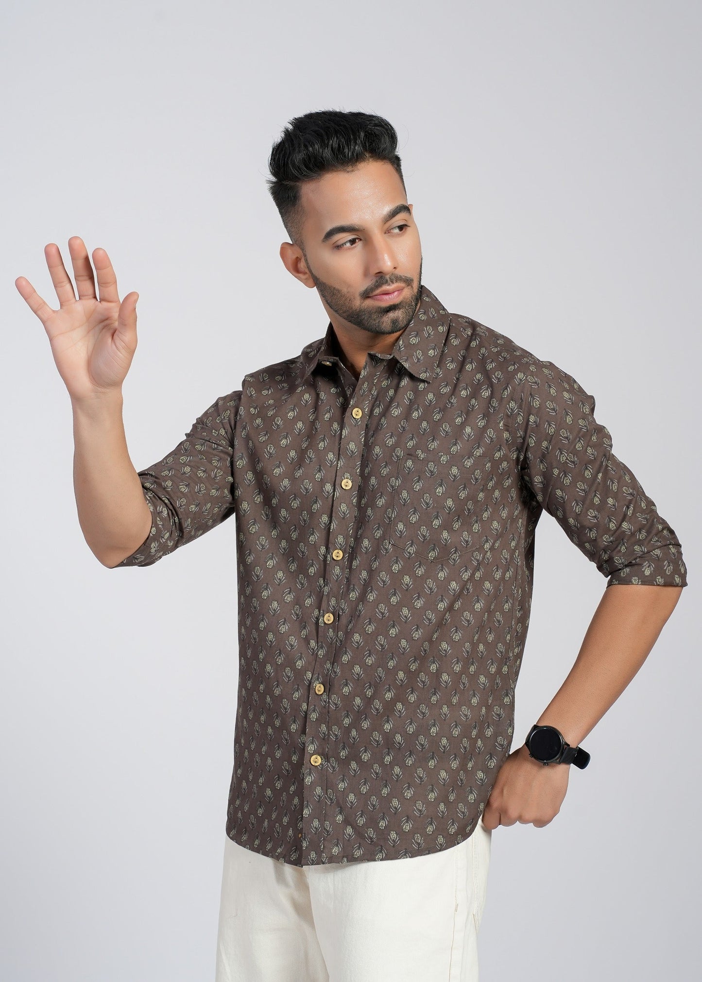 Cotton Printed Full Sleeve Shirt