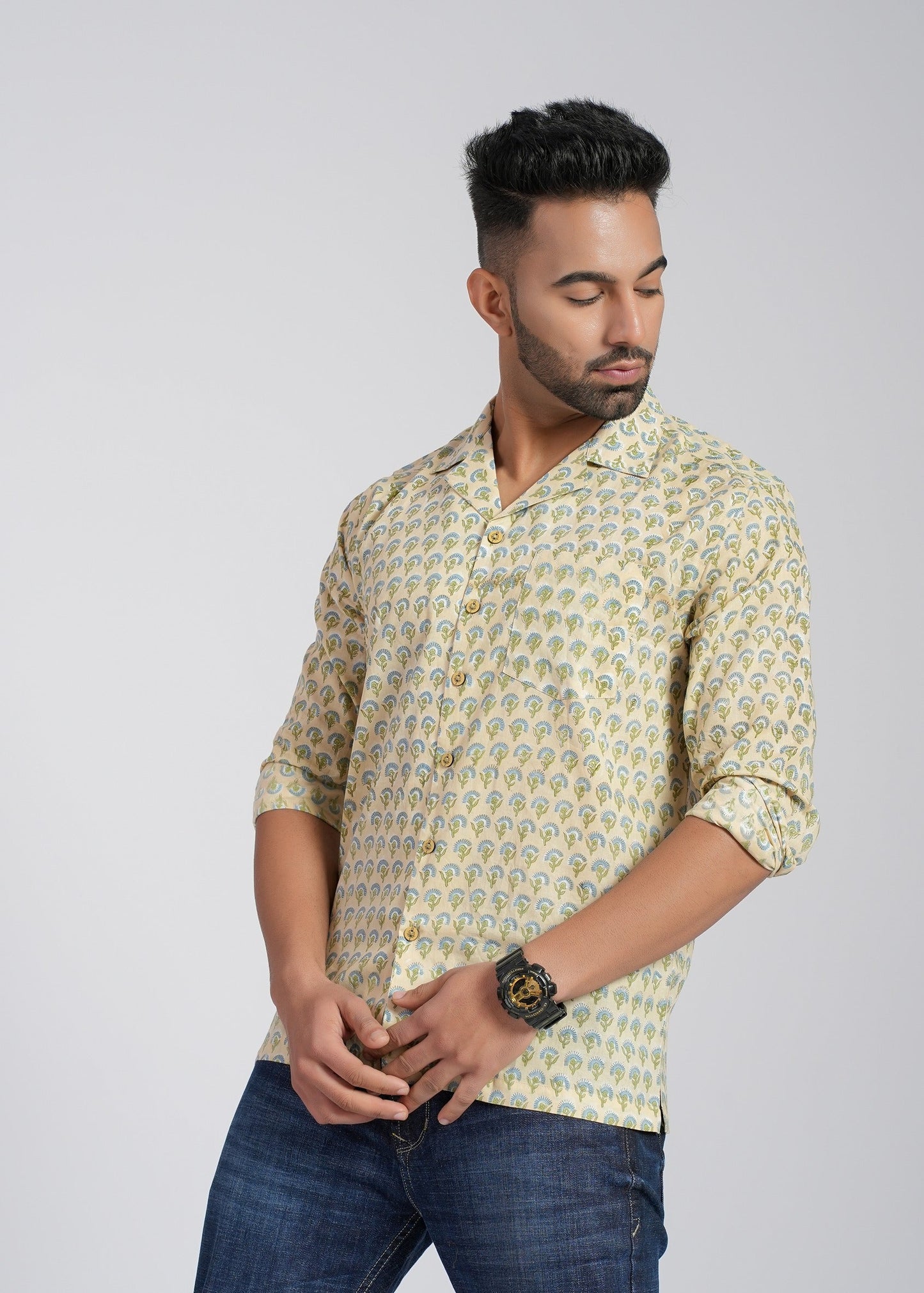 Cotton Printed Full Sleeve Shirt