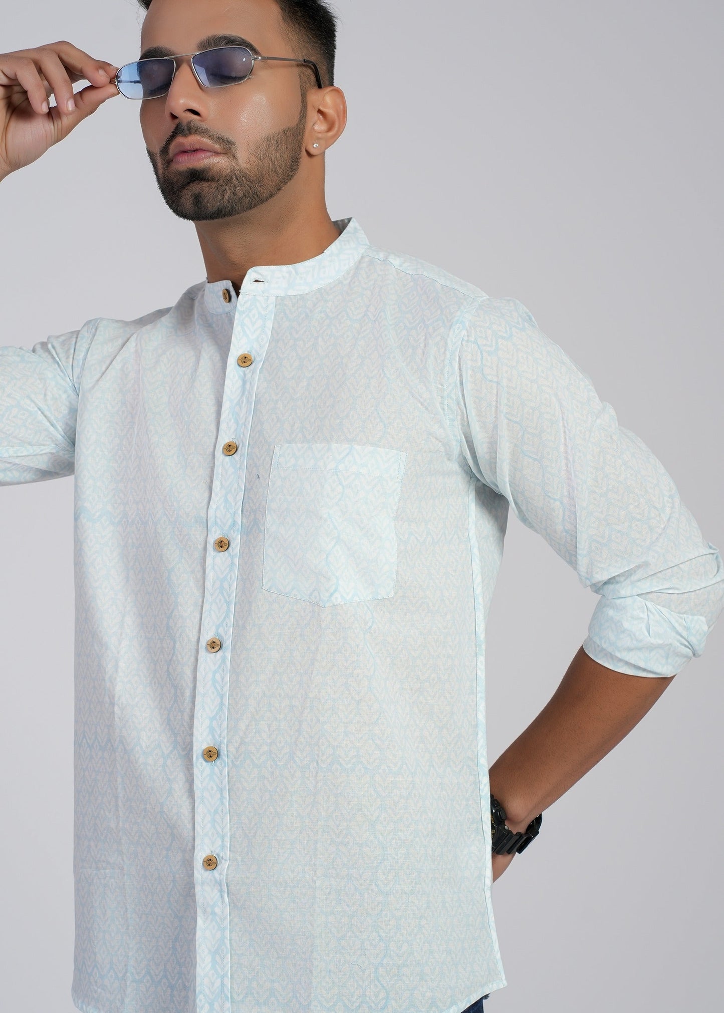 Cotton Printed Full Sleeve Shirt