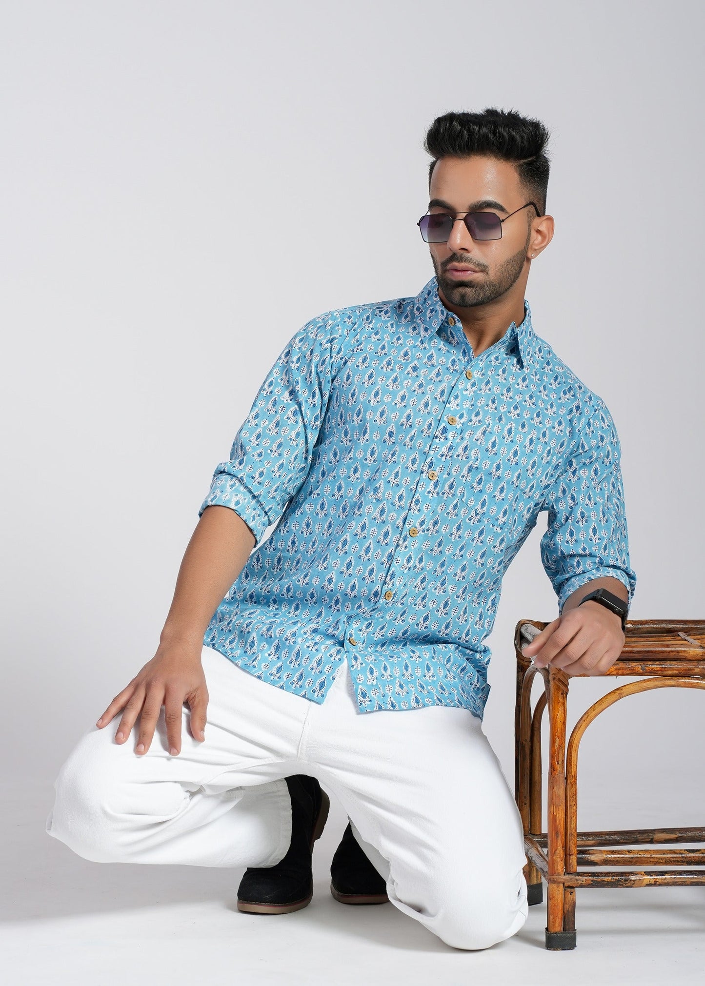 Cotton Printed Full Sleeve Shirt