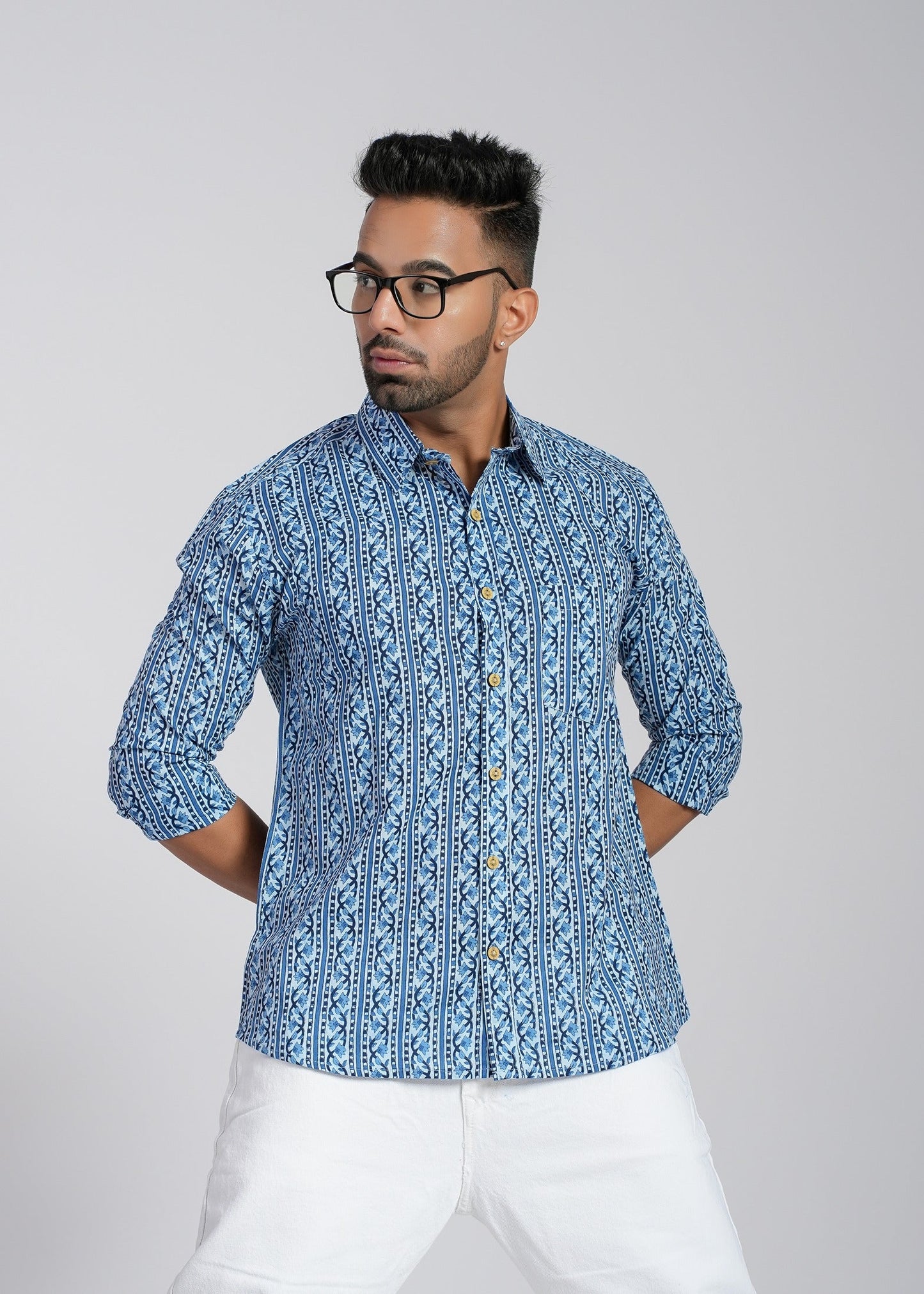 Cotton Printed Full Sleeve Shirt