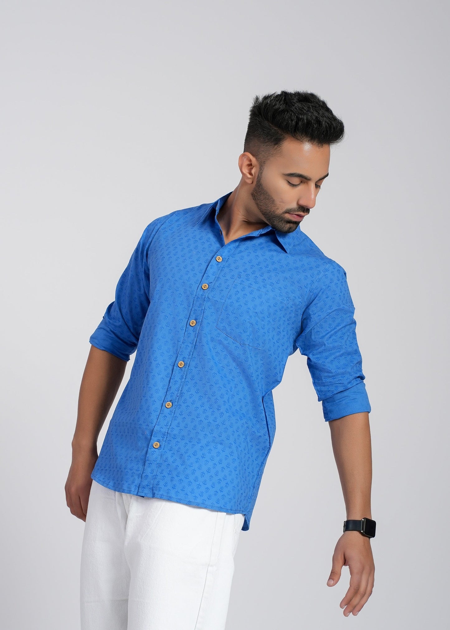 Cotton Printed Full Sleeve Shirt