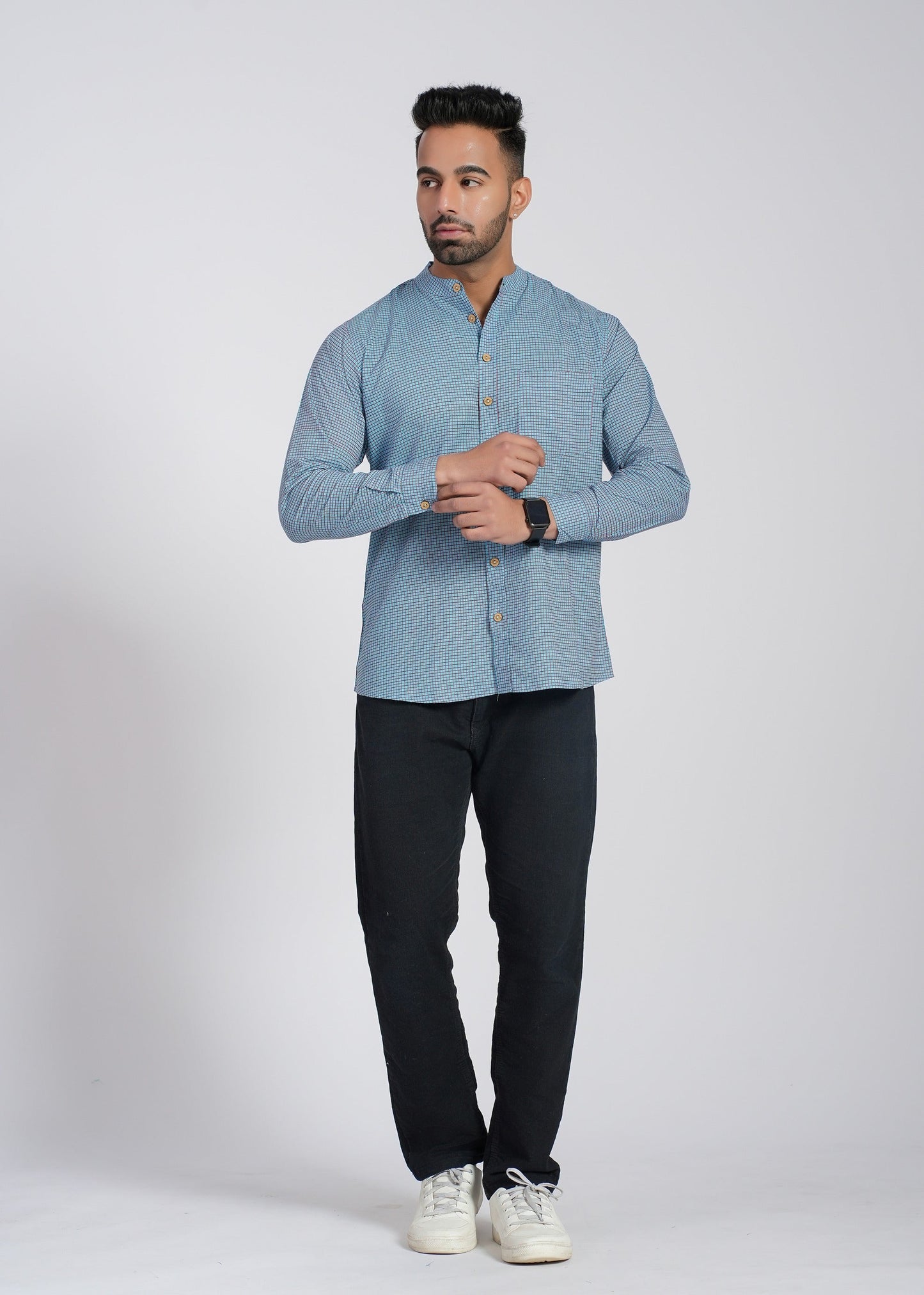 COTTON PRINTED FULL SLEEVE SHIRT