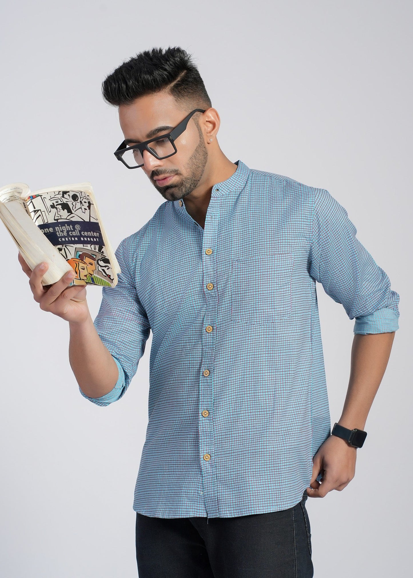 COTTON PRINTED FULL SLEEVE SHIRT