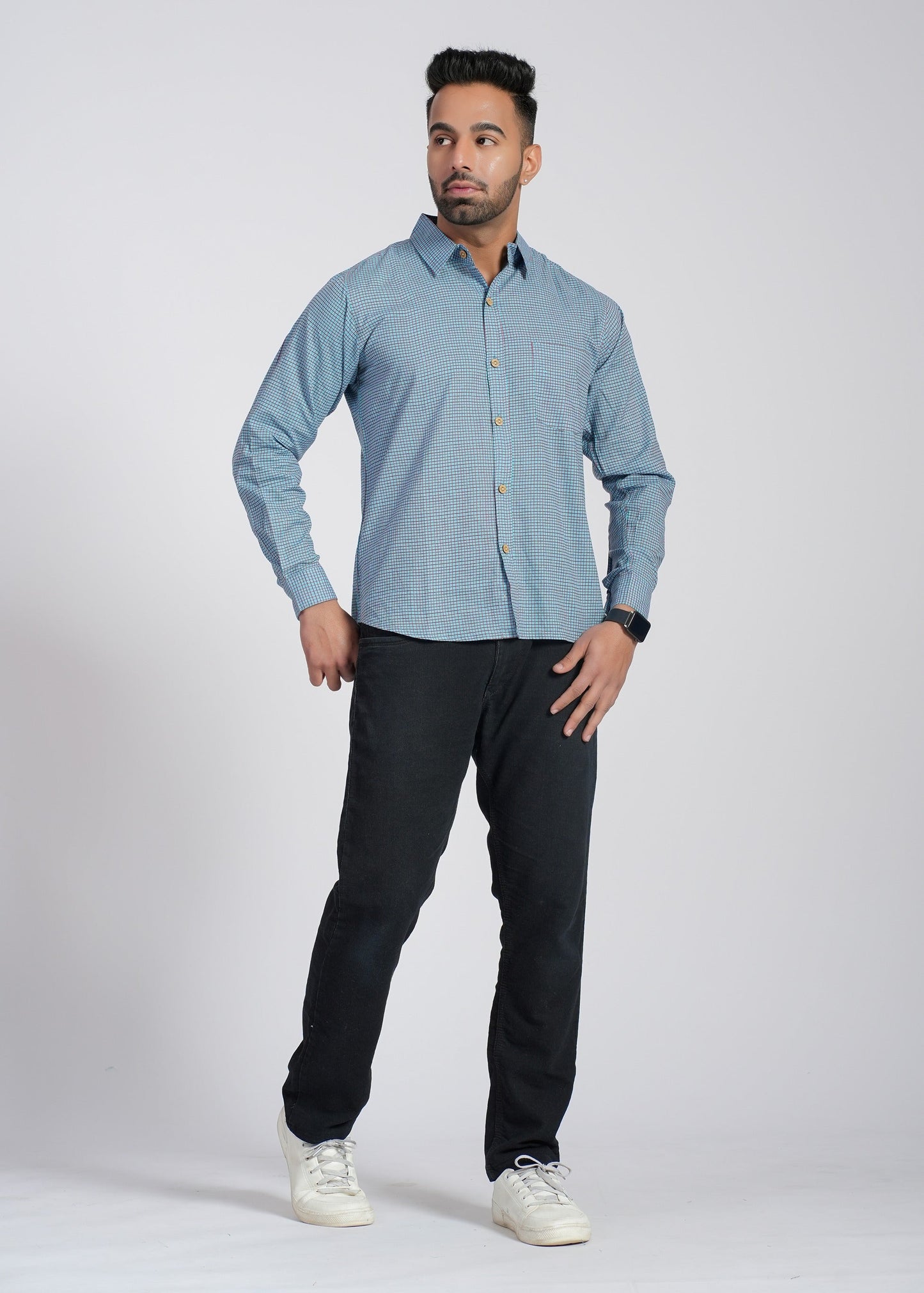 COTTON PRINTED FULL SLEEVE SHIRT