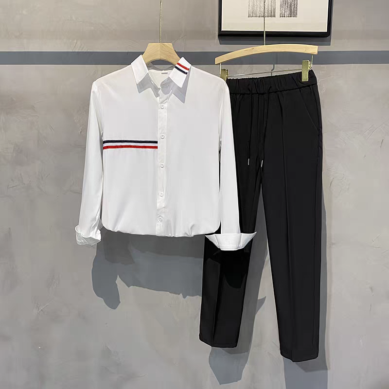Elitaire Stripe Ensemble Shirt