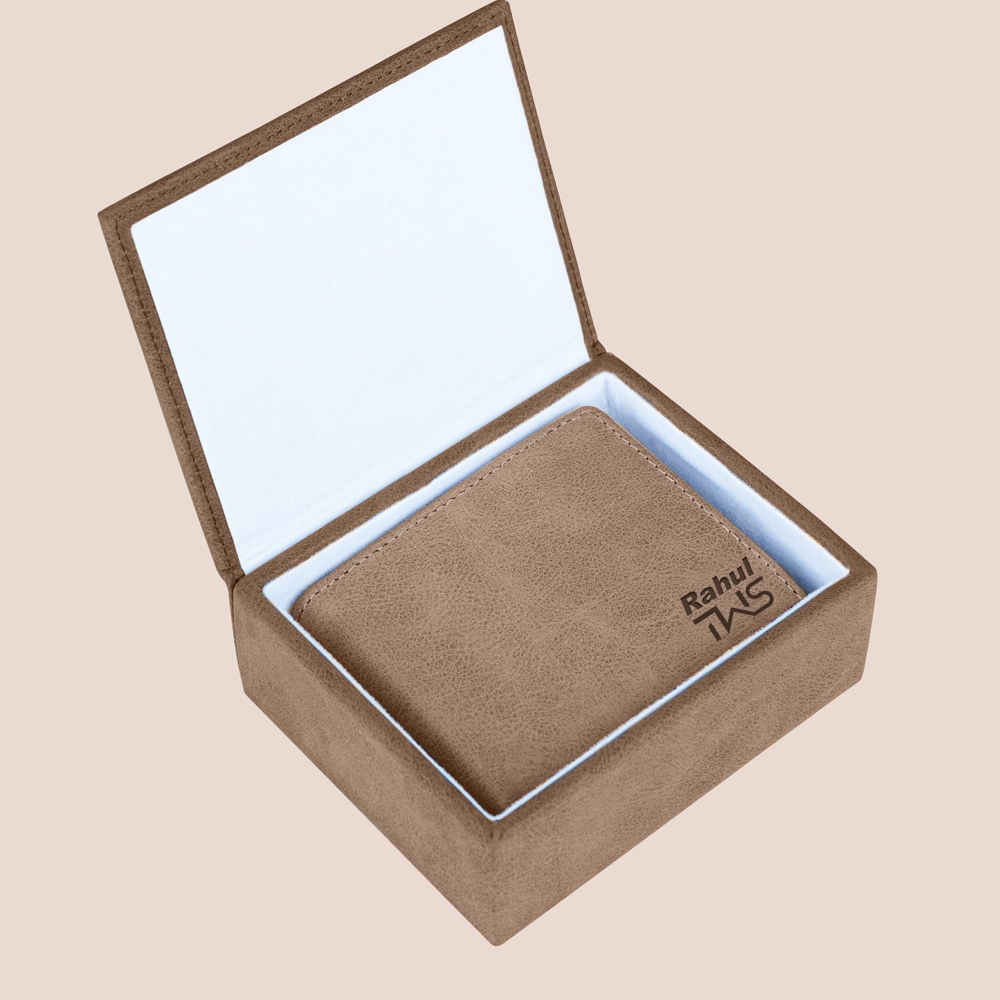 Elegance Bi-Fold Suede Leather Wallet