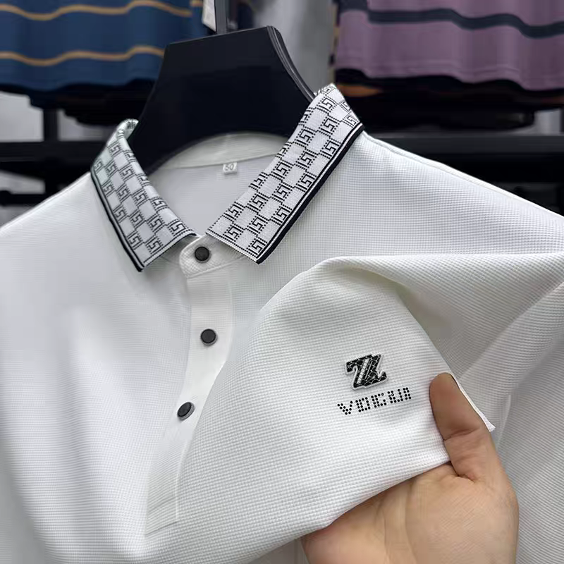 Elite Dynamic Wave Polo T-Shirt: Effortless Motion in Every Thread