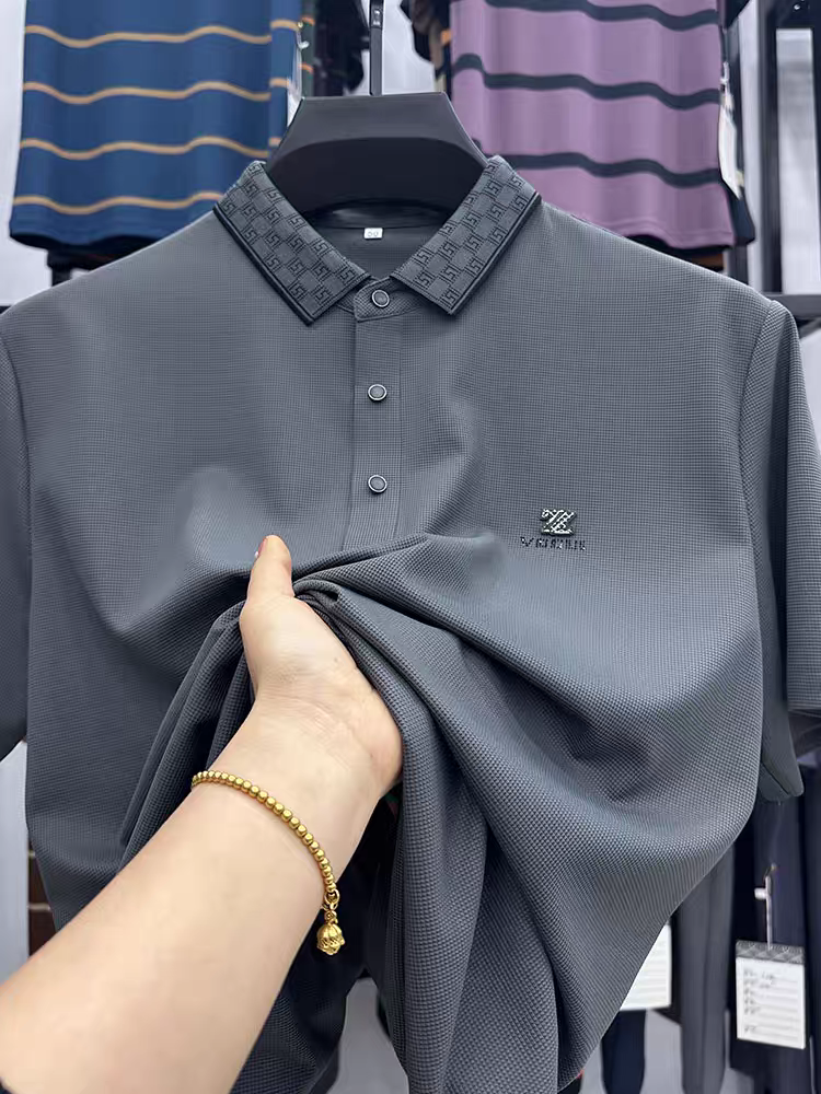 Elite Dynamic Wave Polo T-Shirt: Effortless Motion in Every Thread