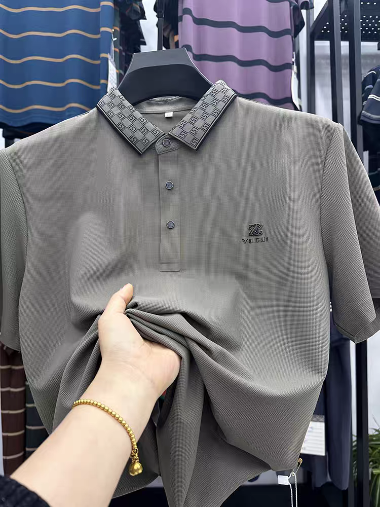 Elite Dynamic Wave Polo T-Shirt: Effortless Motion in Every Thread