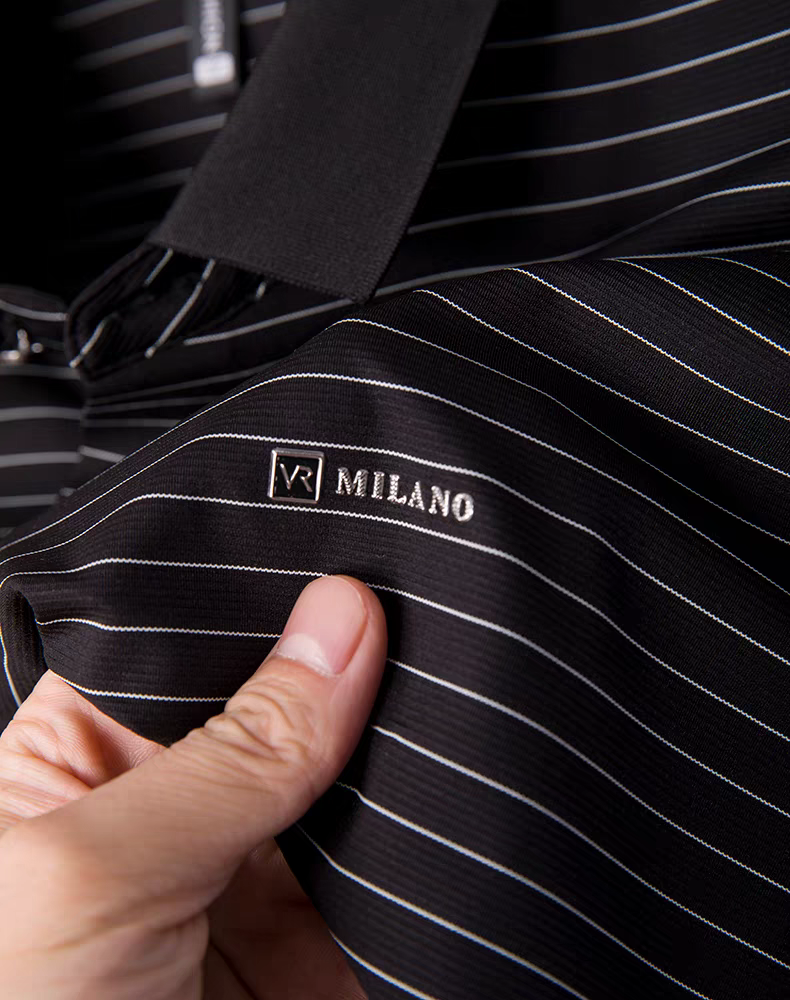 Eternal Edge Striped Polo T-Shirts