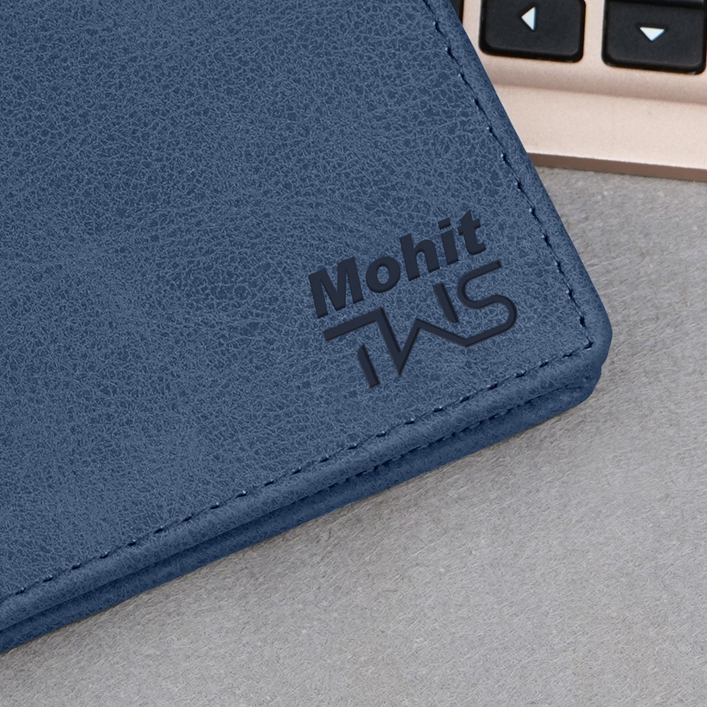 Elegance Bi-Fold Suede Leather Wallet