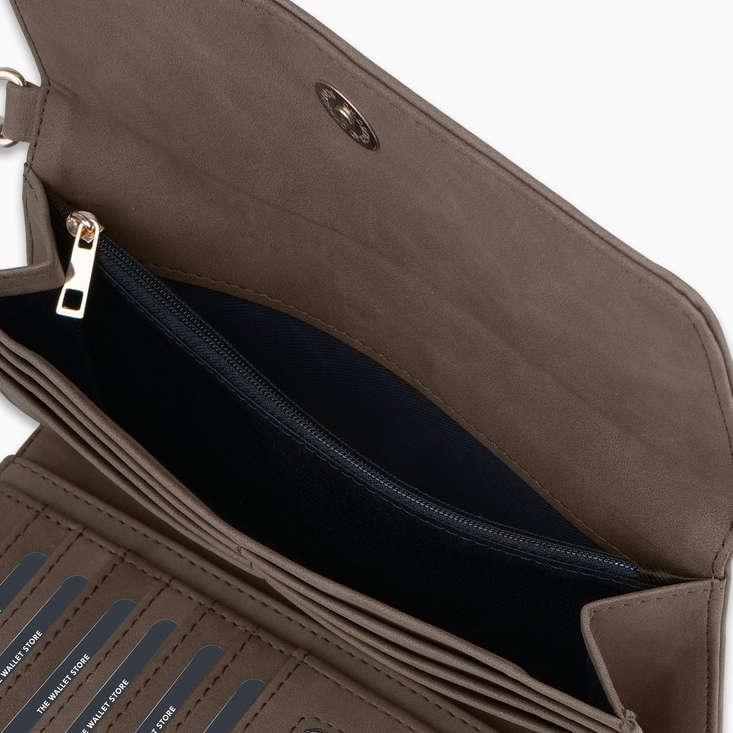 Personalized Suede Leather Clutch For Women