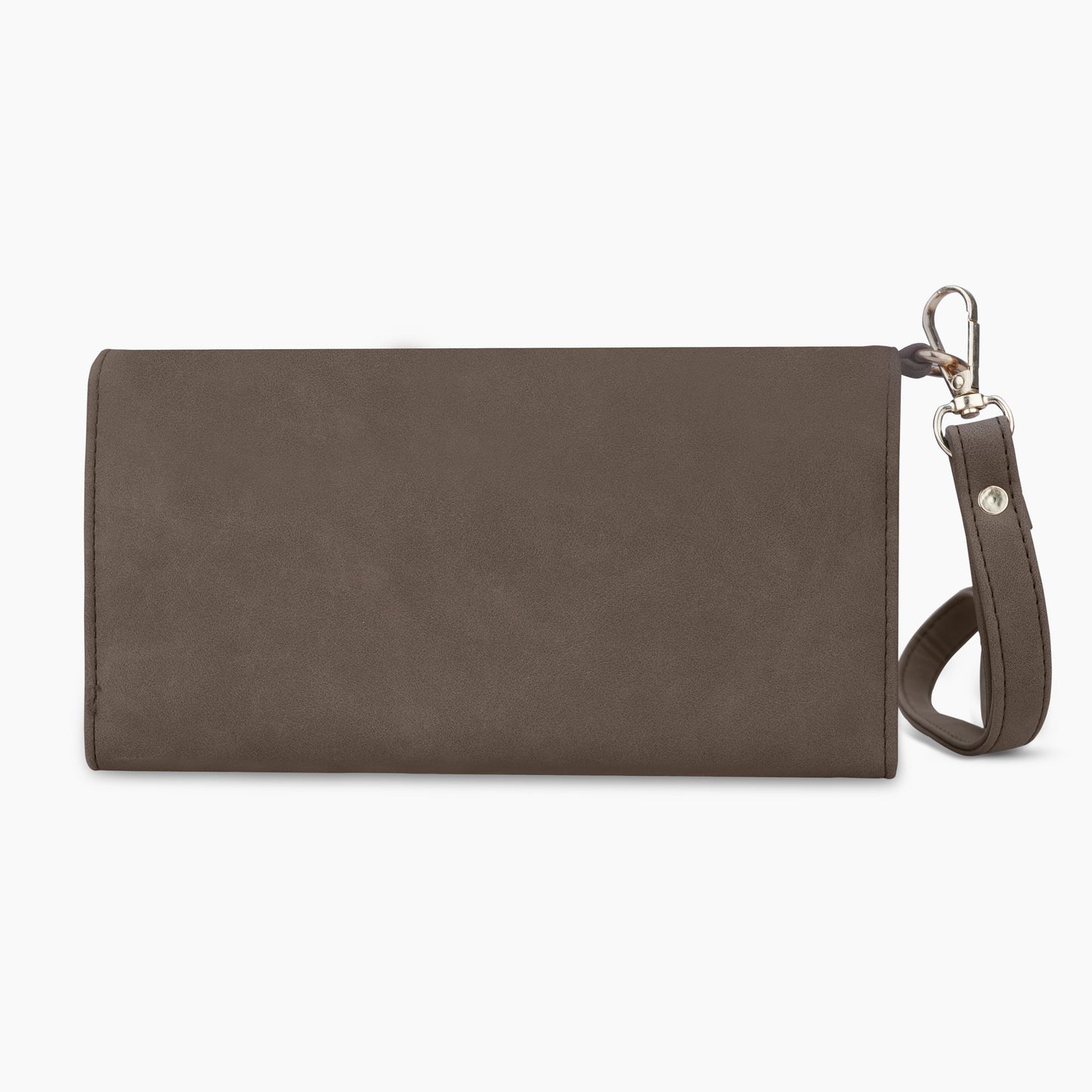 Personalized Suede Leather Clutch For Women