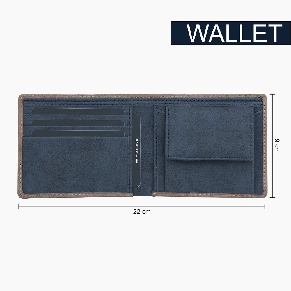 Regal Suede Leather Bi-Fold Wallet