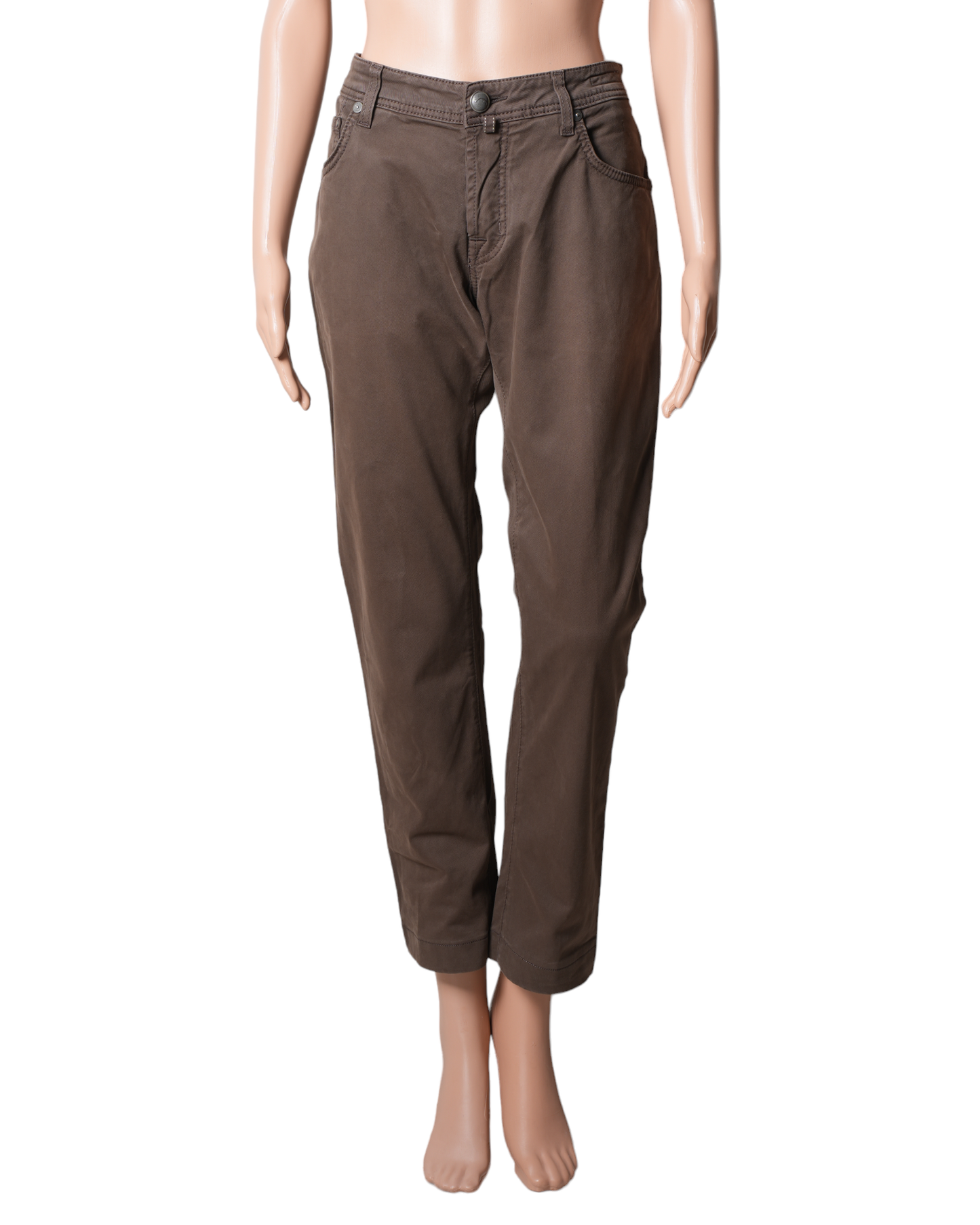 Jacob Cohen Brown Straight Fit Jeans