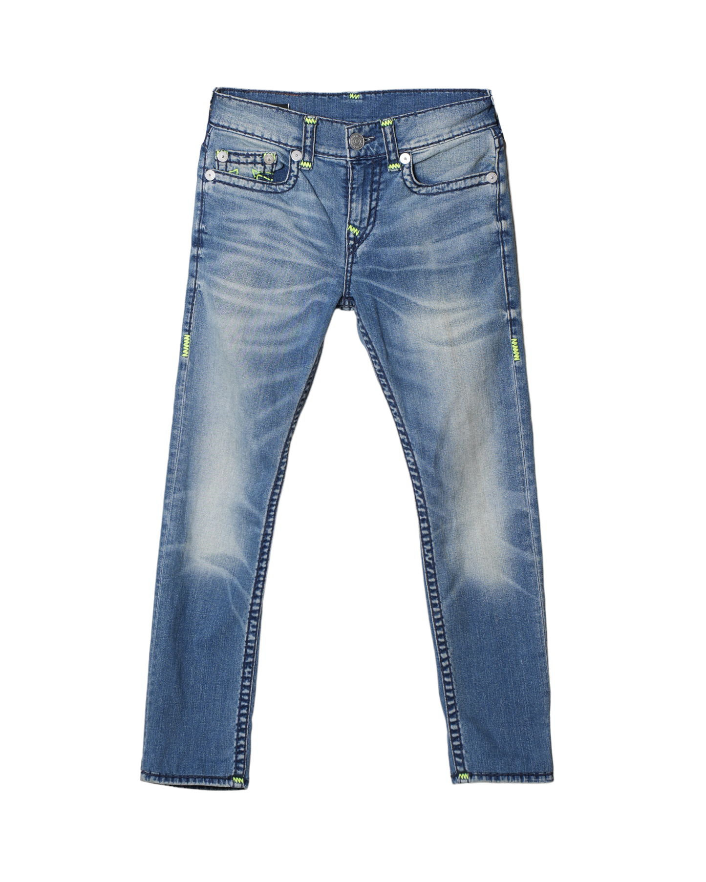 True Religion Rocco Super T Stitch Skinny Jeans