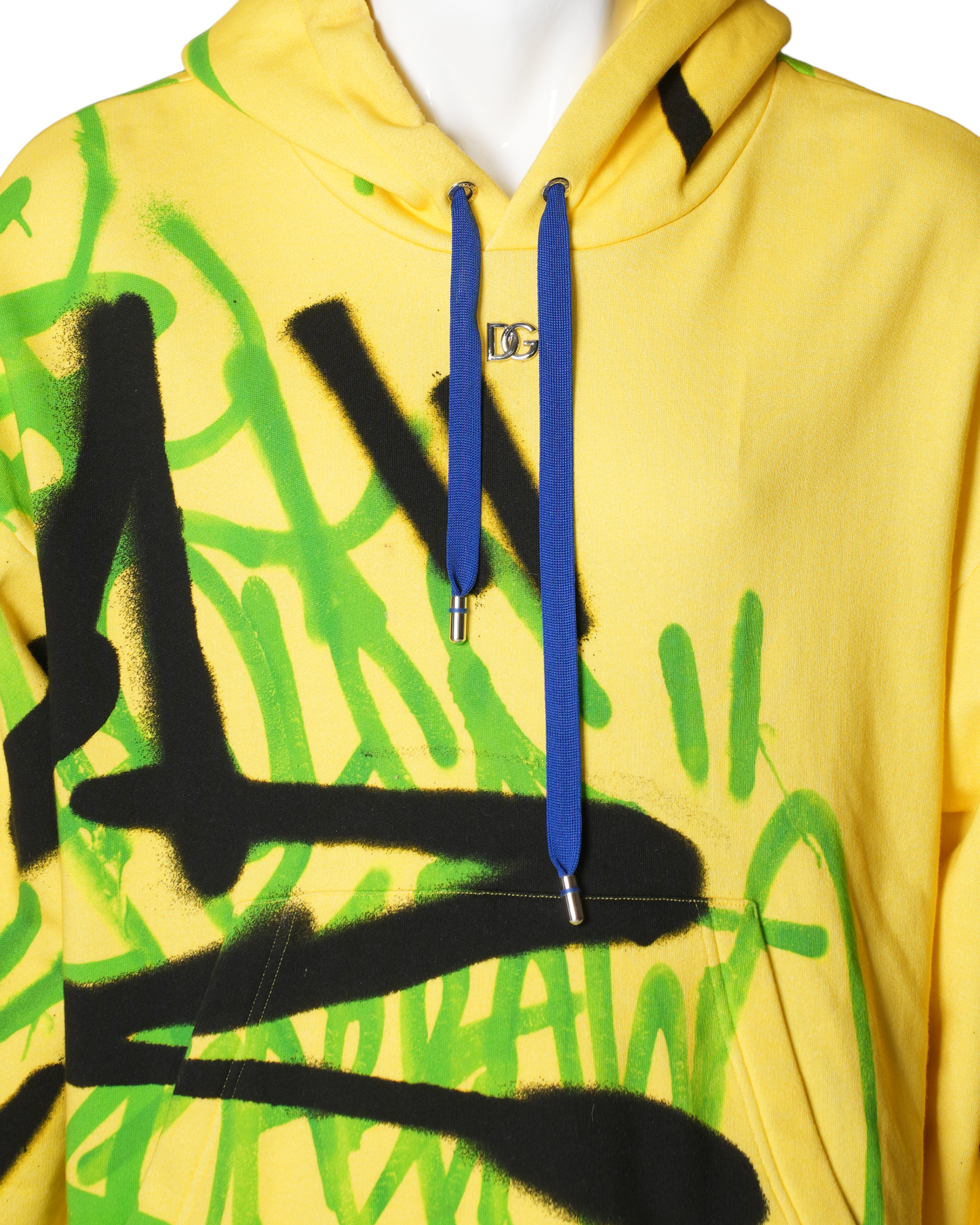 Dolce & Gabbana Yellow Graffiti Sweatshirt