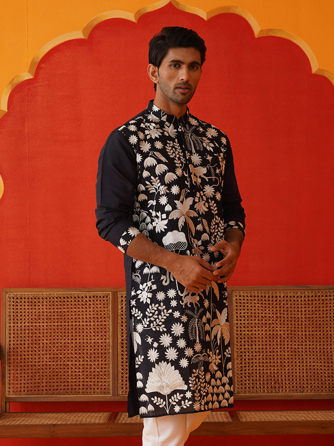 Embroidered Straight Kurtas.