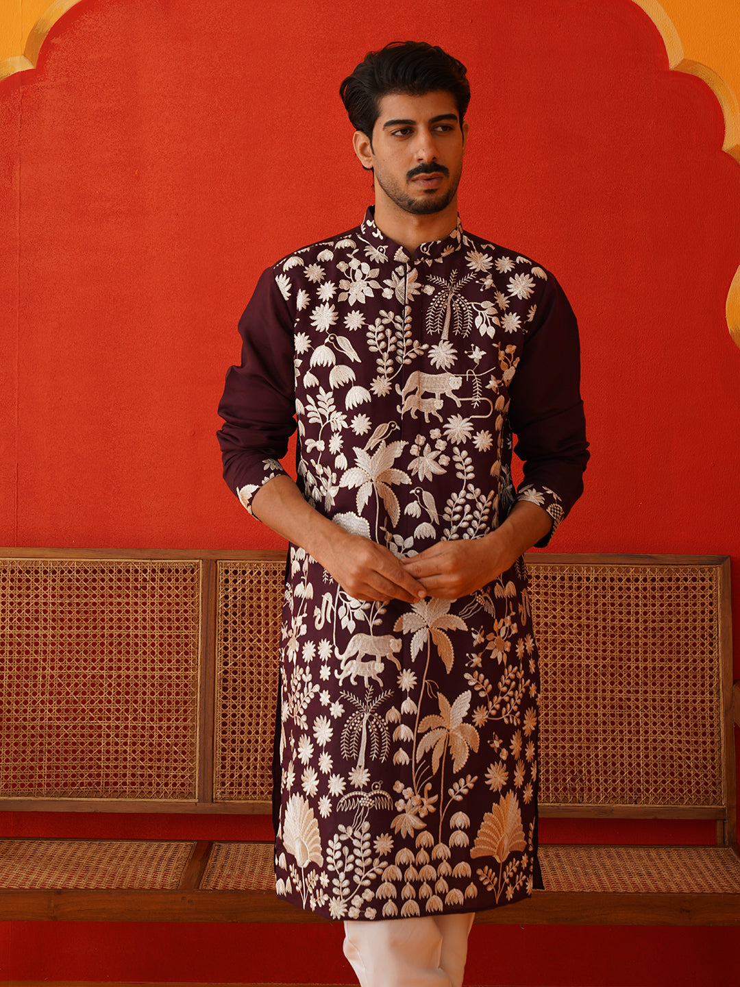 Embroidered Straight Kurtas.