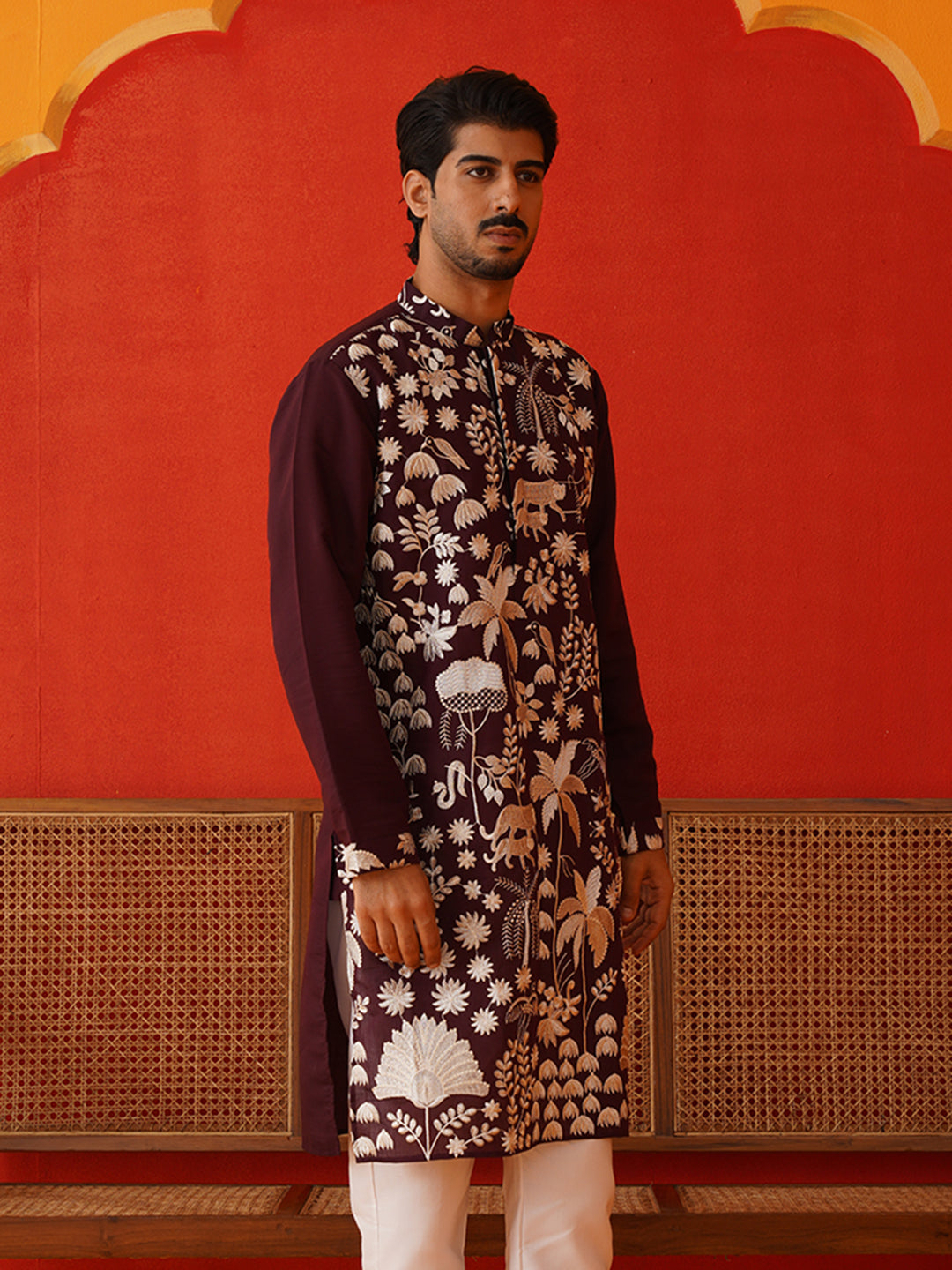 Embroidered Straight Kurtas.