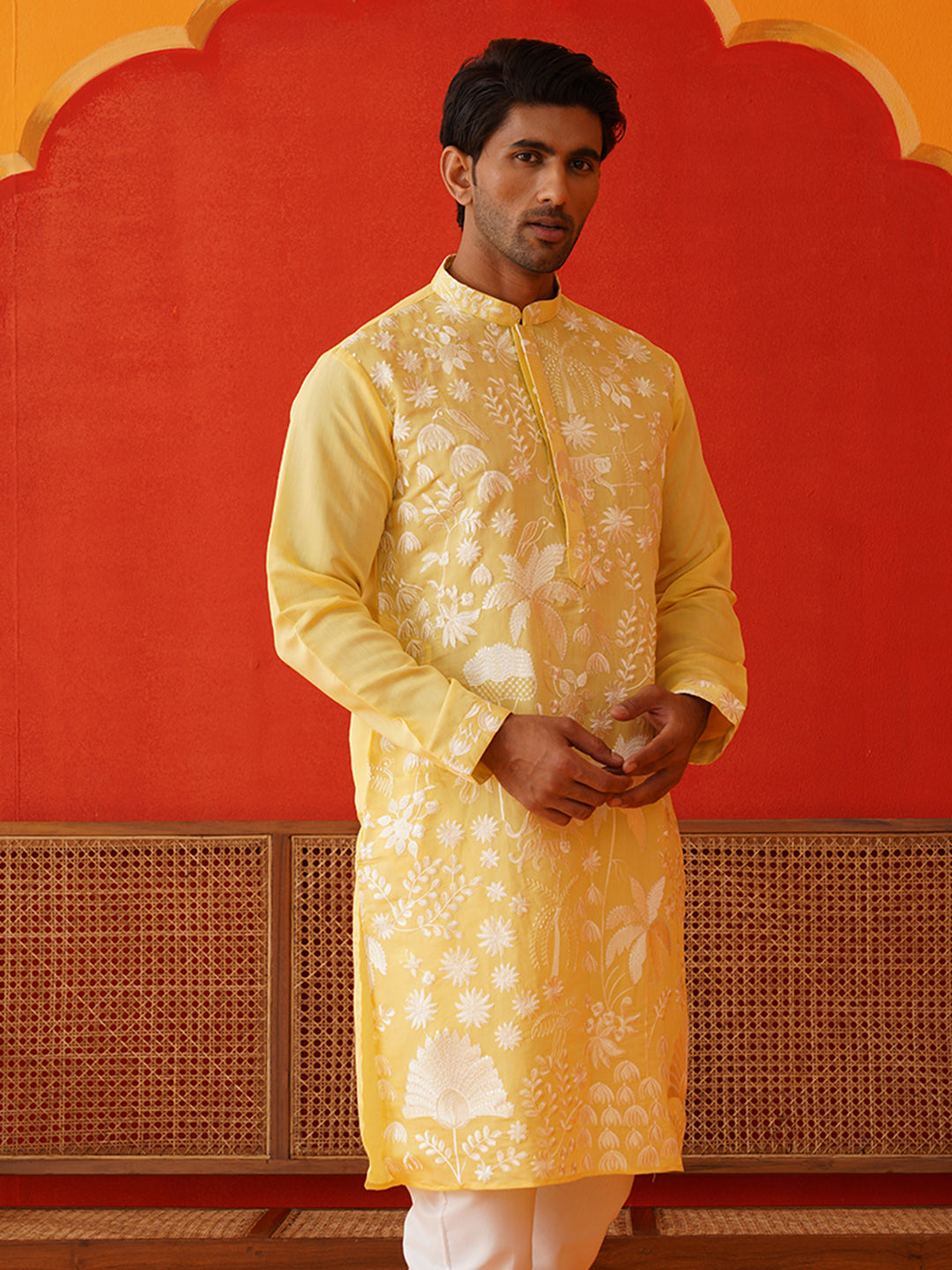 Embroidered Straight Kurtas.