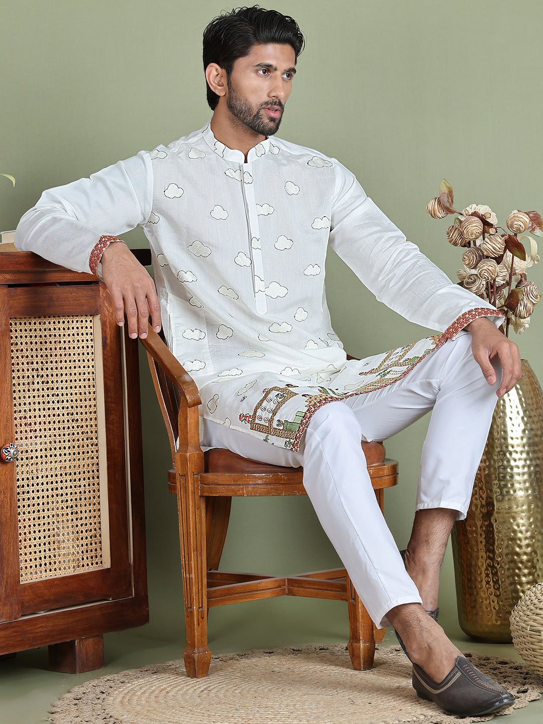 Embroidered and Sequins Kurtas