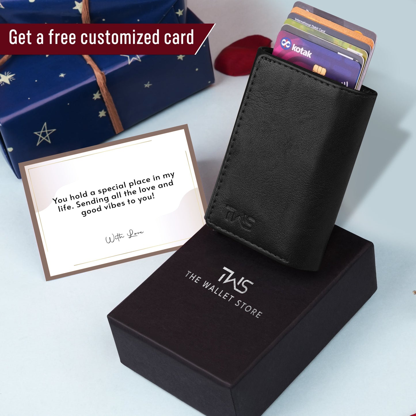Maverick RFID Protected Wallet Cardholder - Black