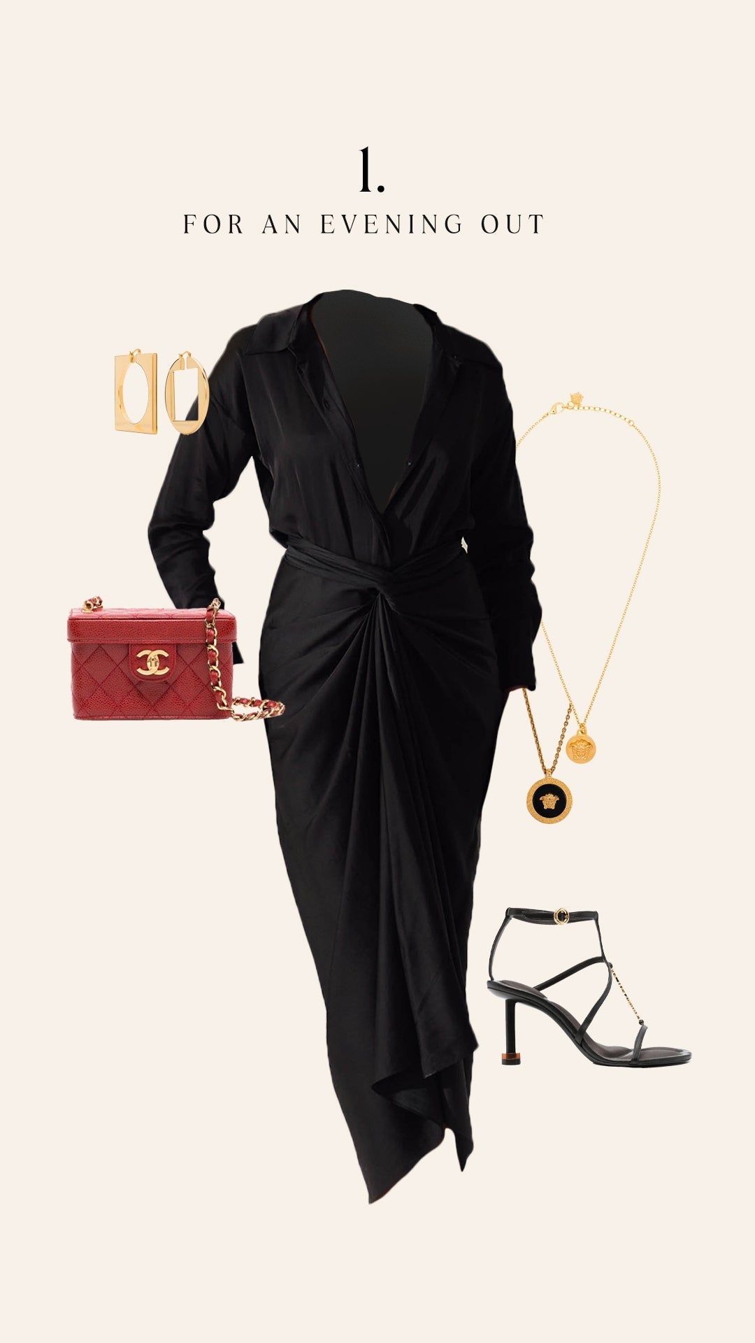 Raina Co-ord Set Black
