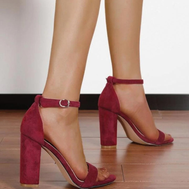 Velvet Vixen Block Heels