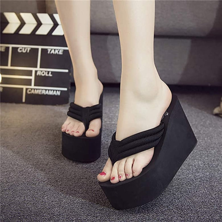 Sassy Elevate Flip Flop Wedges