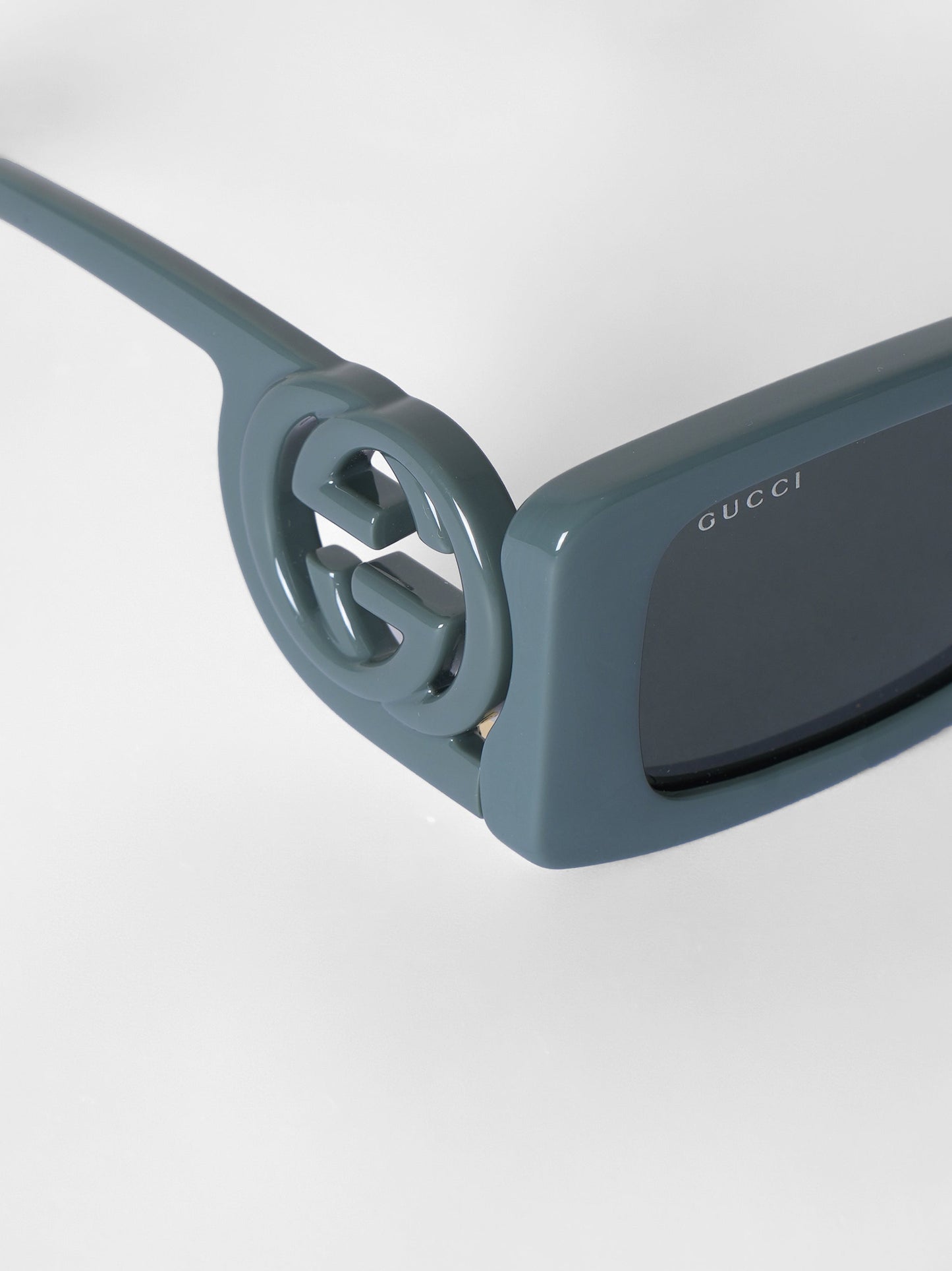 *New* Gucci Rectangular Frame Grey Sunglasses