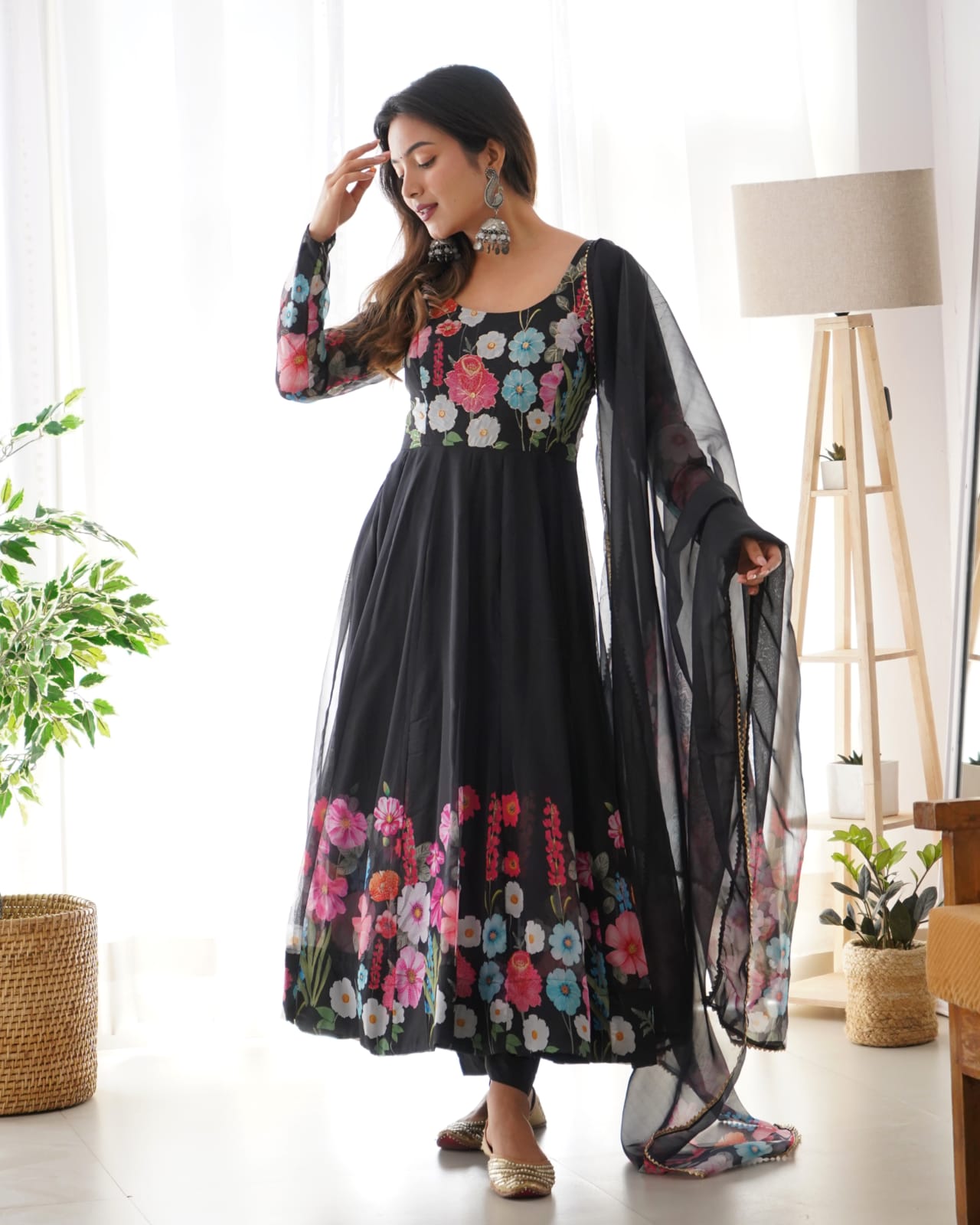 Madhuri's Ready To Wear Black Suit Set