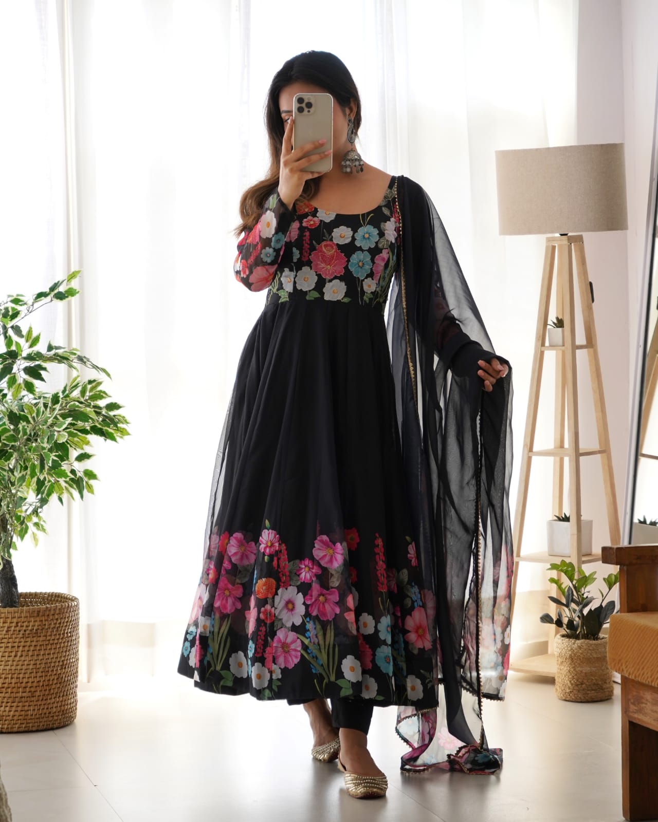Madhuri's Ready To Wear Black Suit Set