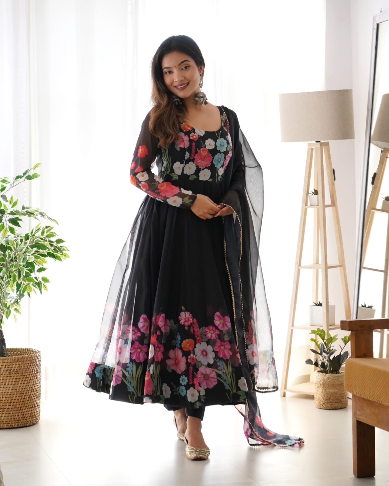 Madhuri's Ready To Wear Black Suit Set