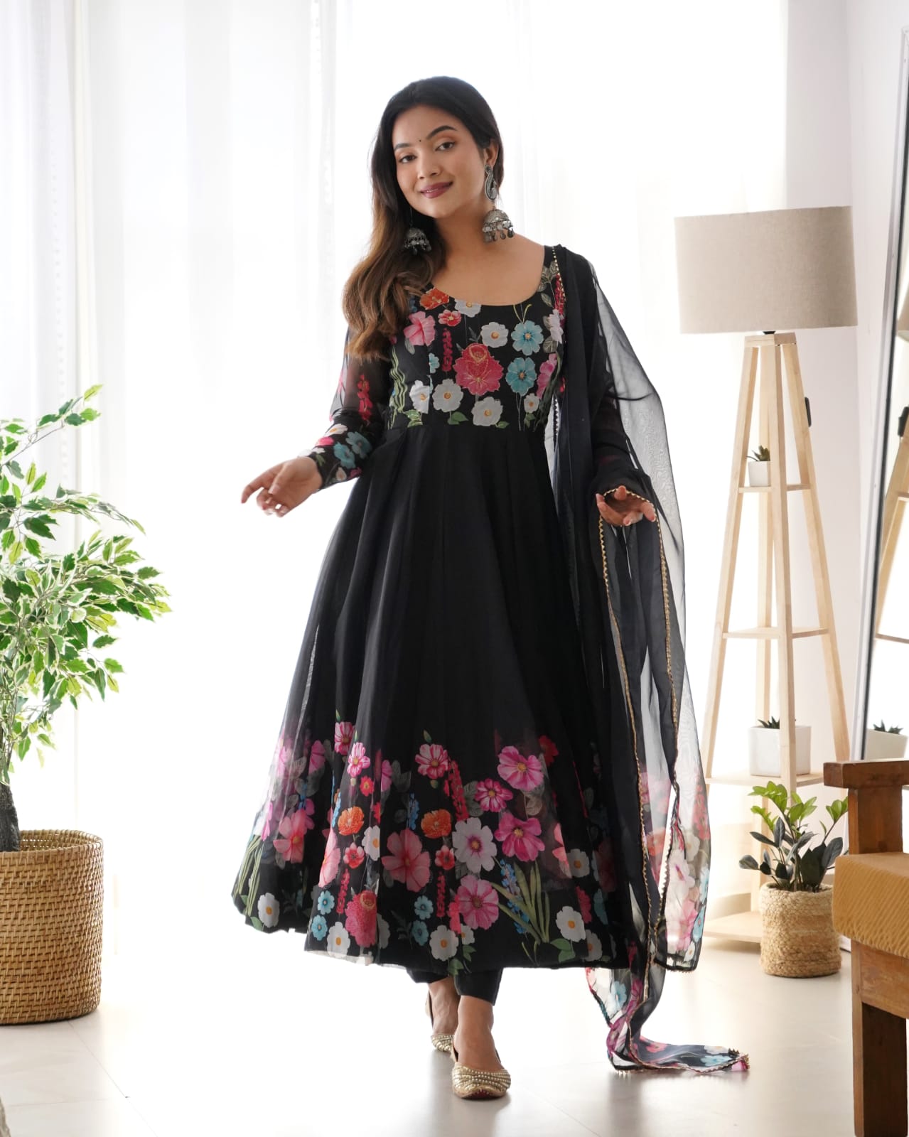 Madhuri's Ready To Wear Black Suit Set