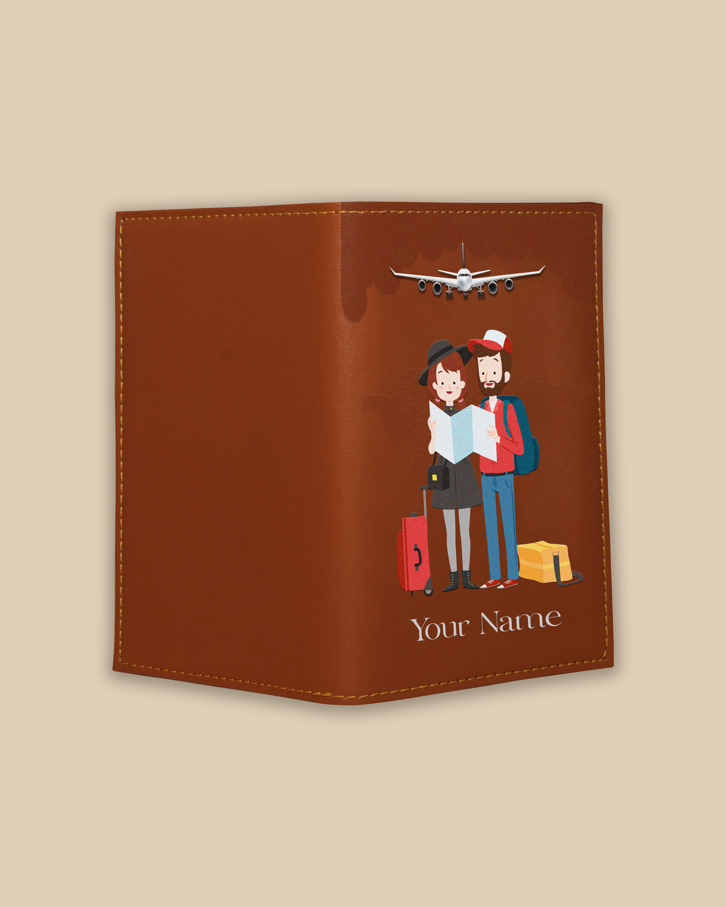 Customized Passport Cover - IT'SA TRAVEL TIME