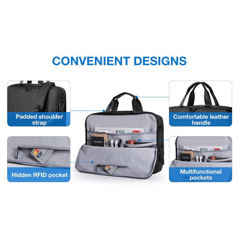 Falco Laptop Bag - Black
