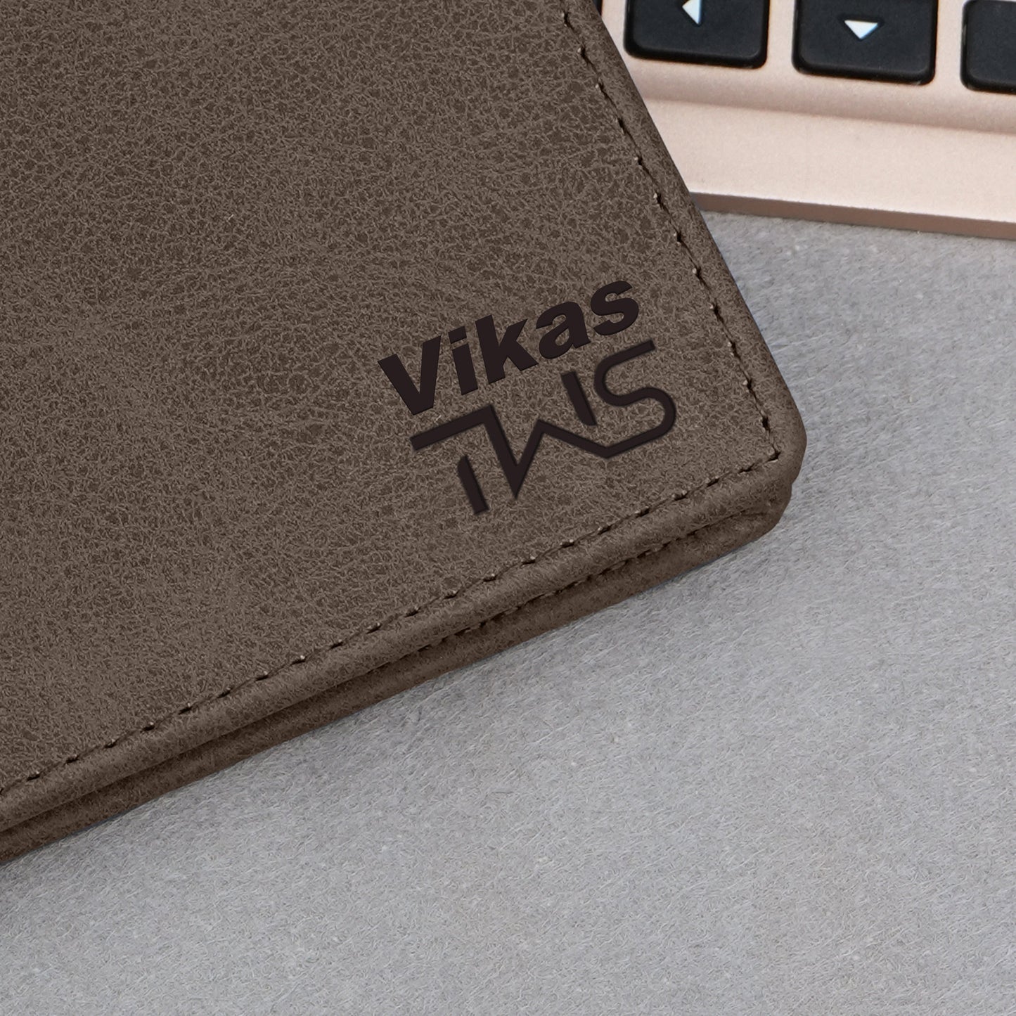 Elegance Bi-Fold Suede Leather Wallet