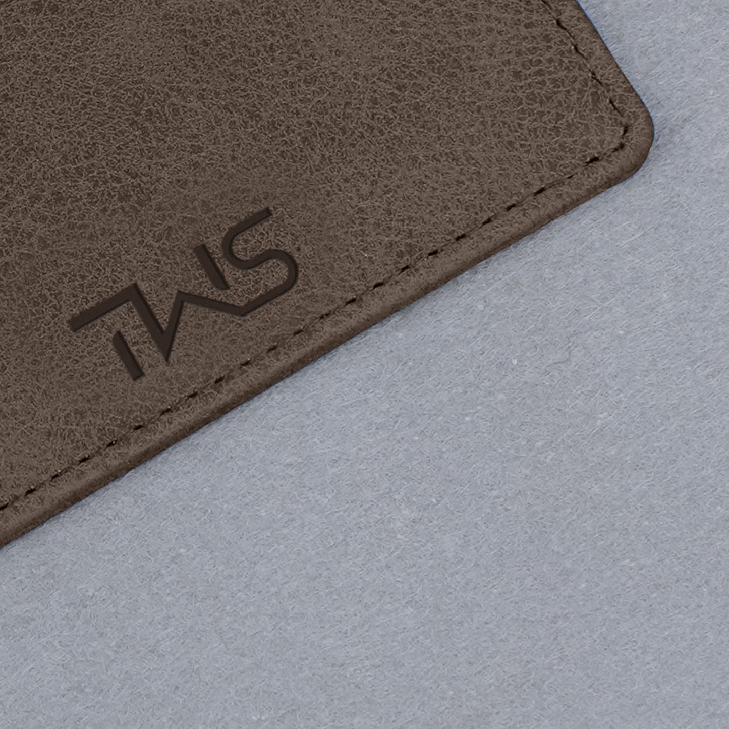 Minimalistic Suede Leather Cardholder