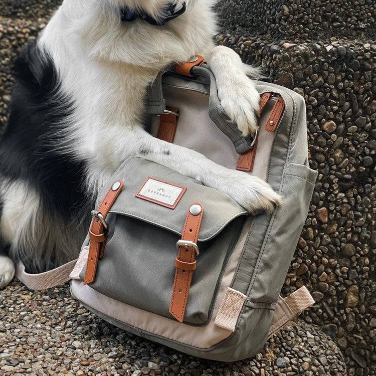 Macaroon Backpack 16L - Ivory x Light Grey