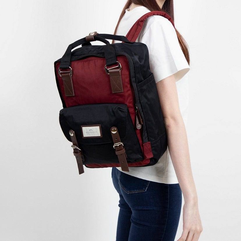 Macaroon Backpack 16L - Wine x Black