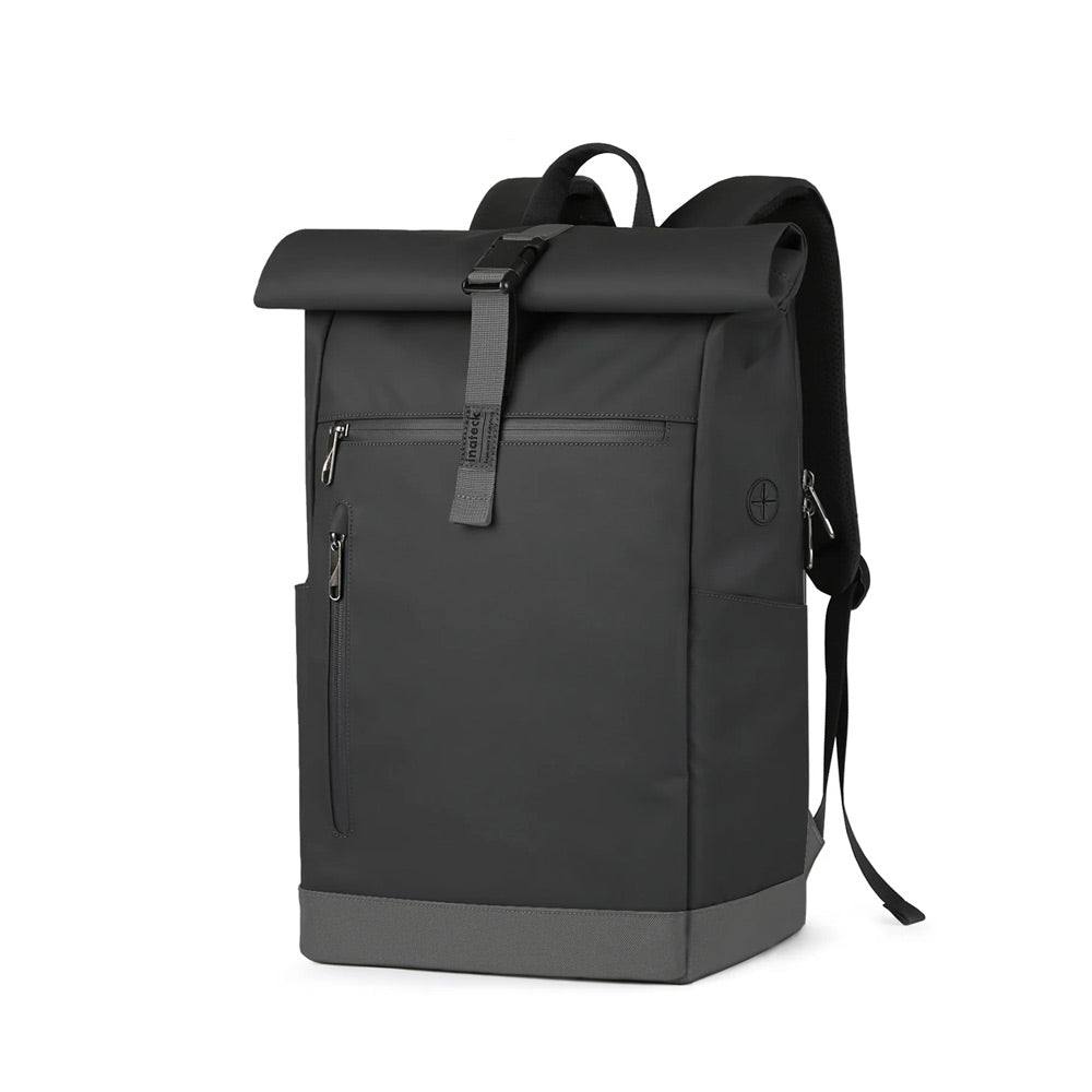 Roll Top Laptop Backpack 30L - Black