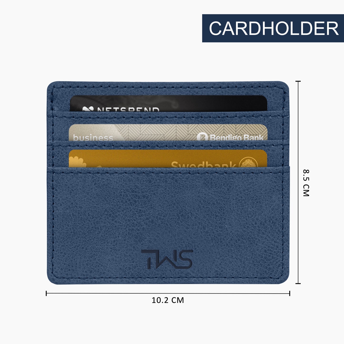 Minimalistic Suede Leather Cardholder