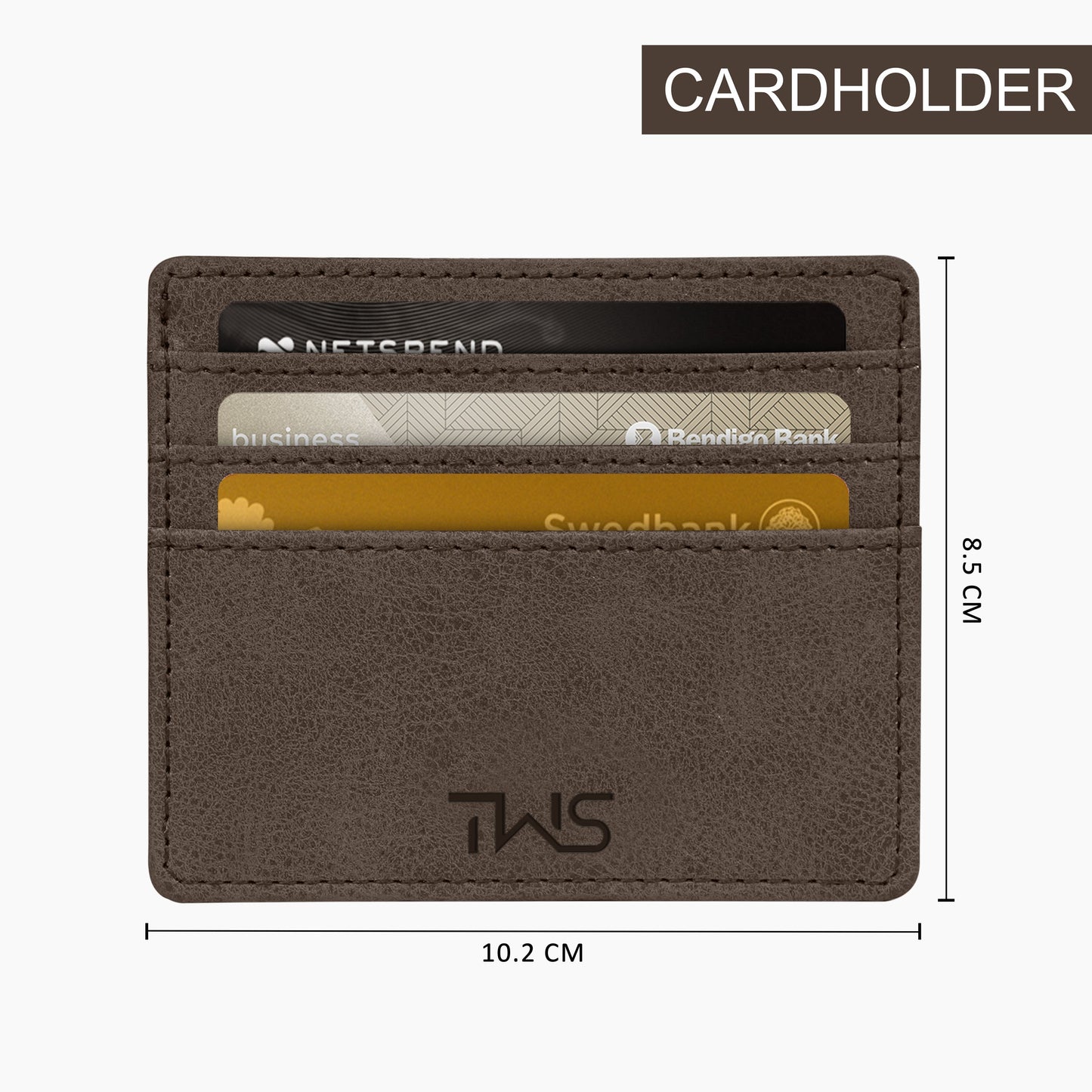 Minimalistic Suede Leather Cardholder