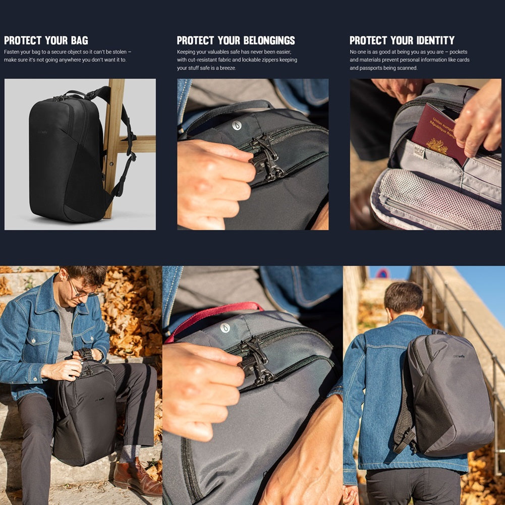 Vibe 20L Anti-Theft Backpack - Slate