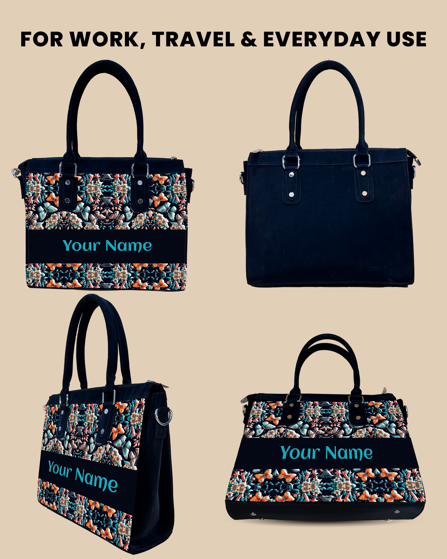 Aurelia Beautiful Boho Butterflies With Flowers Designer Sling Bag for Everyday Use