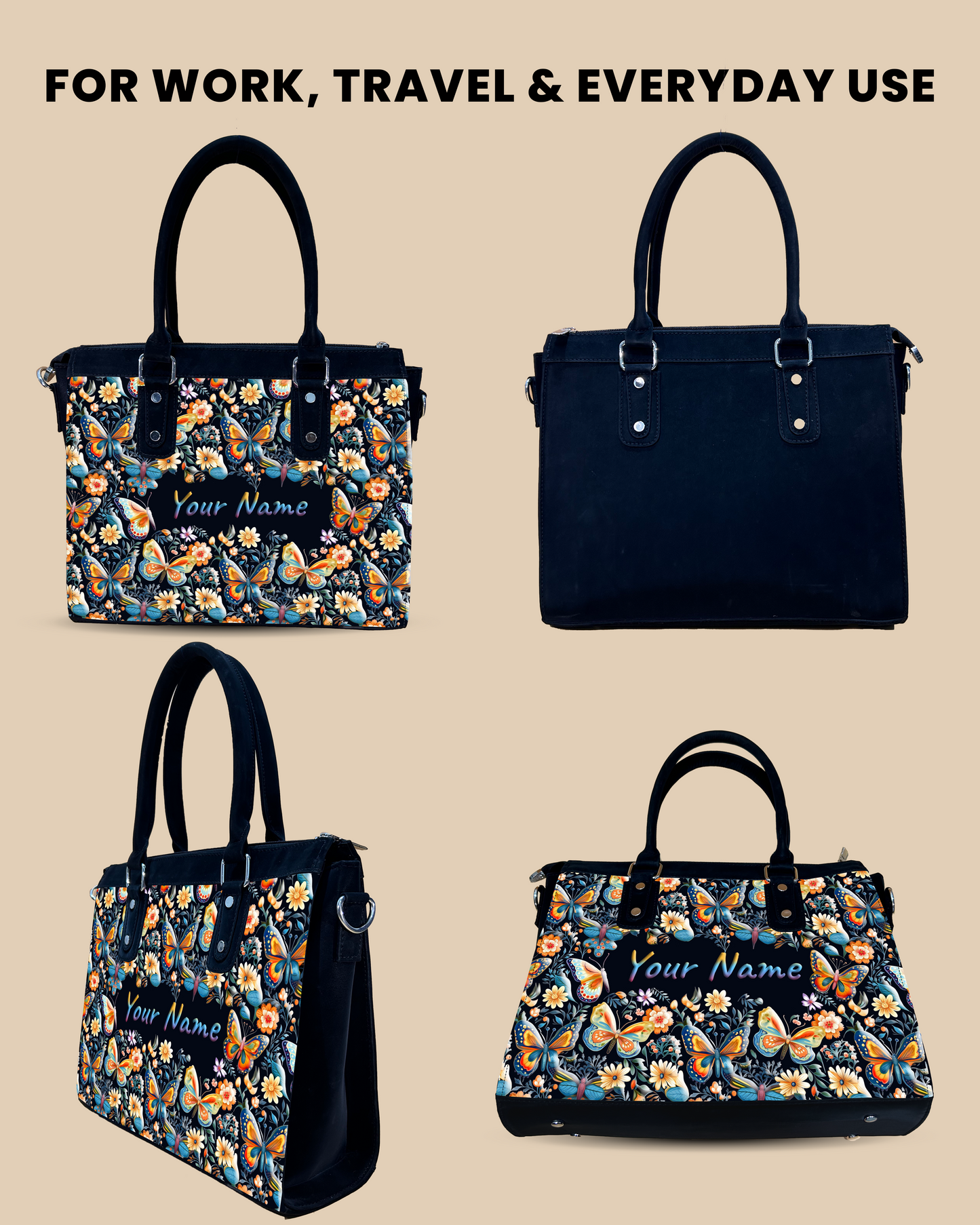 Aurelia Blossom Colorful Butterflies Designer Sling Bag for Everyday Use