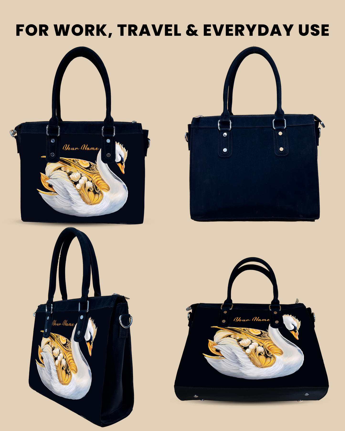 Aurelia Swans Birds Designer Sling Bag for Everyday Use